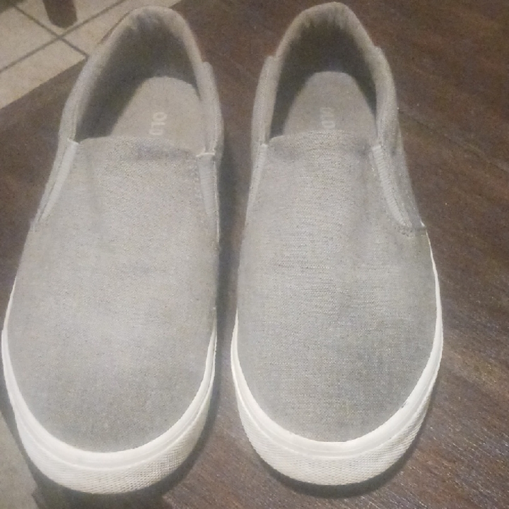 Gray Slip-On Shoes